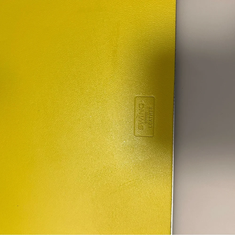 Bright Green/Yellow Leather Photo Album/Scrapbook